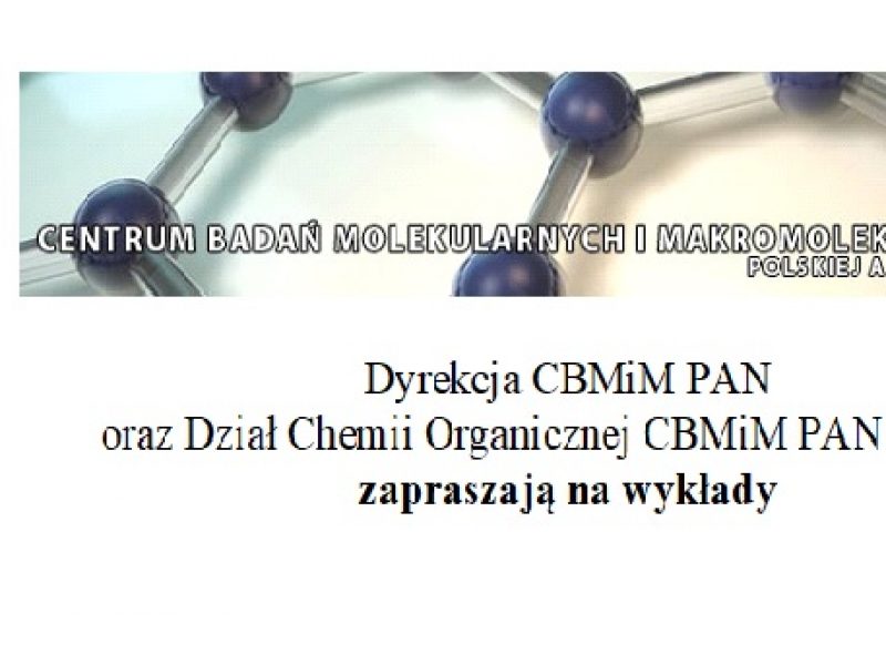 Wykłady: Prof. Luca Sancineto i Prof. Claudio Santi z University of Perugia (Italy)