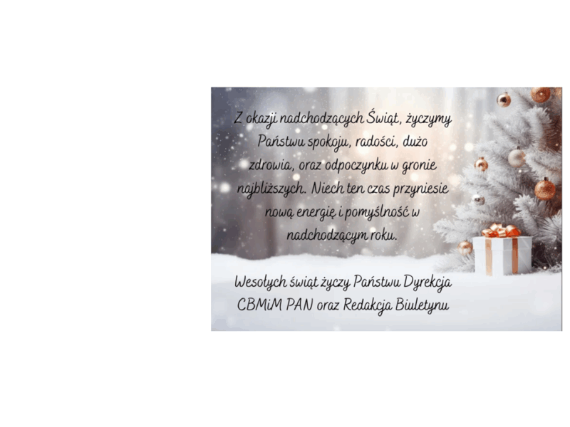 Życzenia Świąteczne